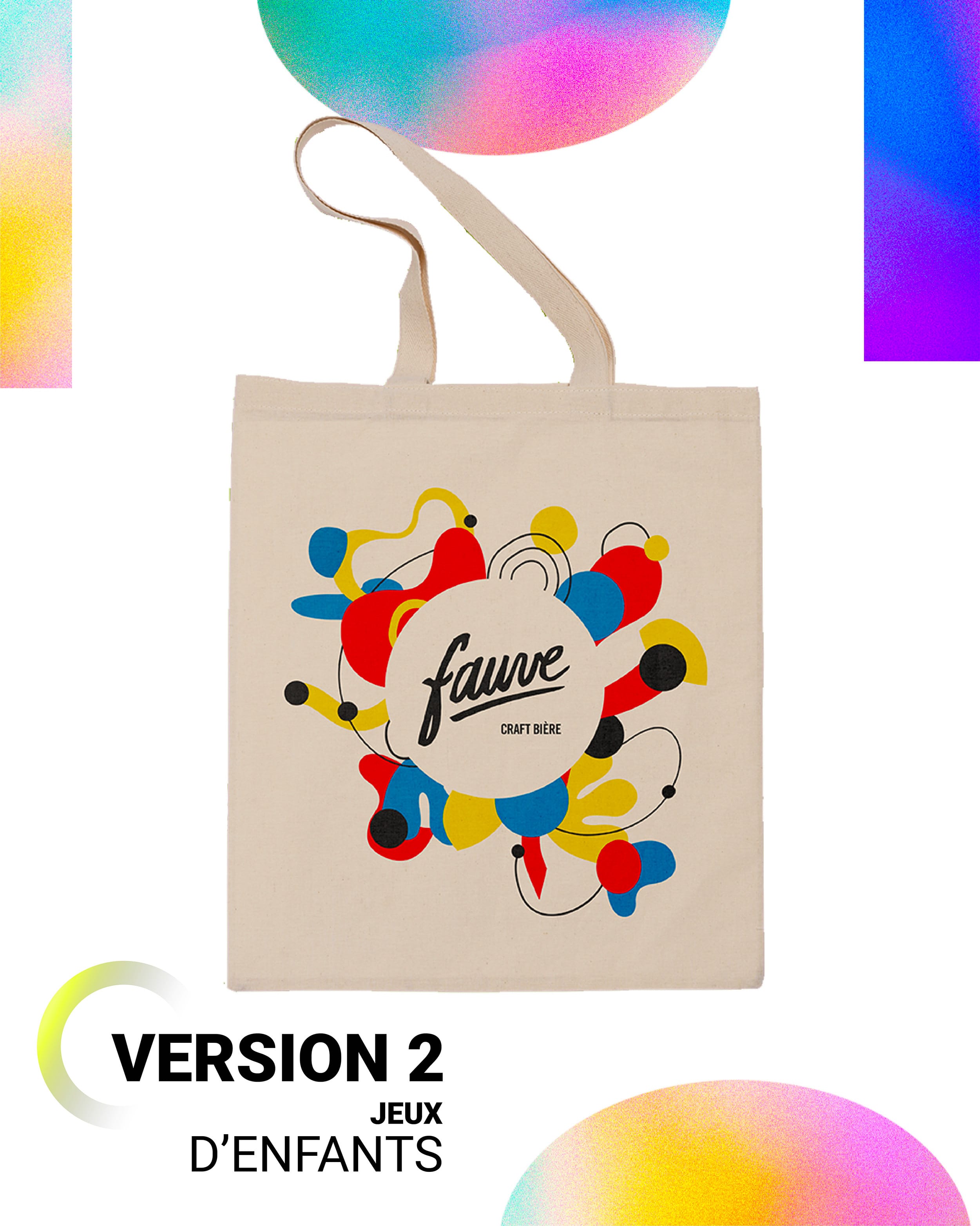 Fauve Tote Bag 2022 handlenett bomull 38x42 ecru