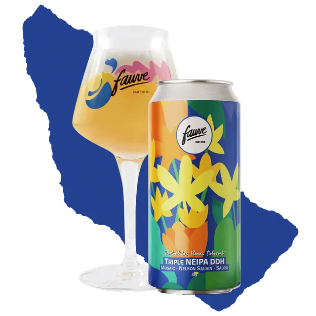 Fauve Partout les Fleurs Éclosent IPA øl 44cl 10%
