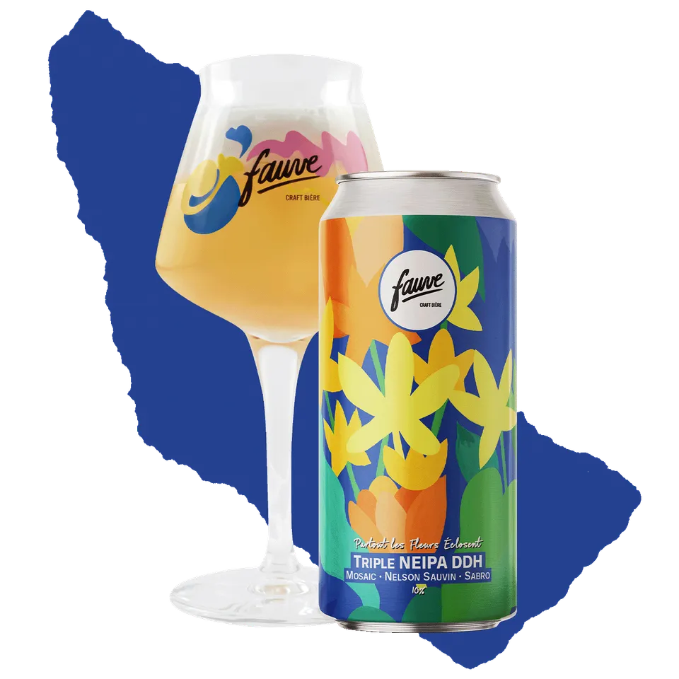 Fauve Partout les Fleurs Éclosent IPA øl 44cl 10%