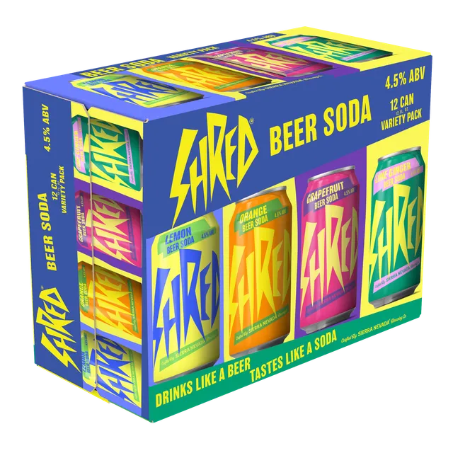 Sierra Nevada Shred Beer Soda sitrus variety pack