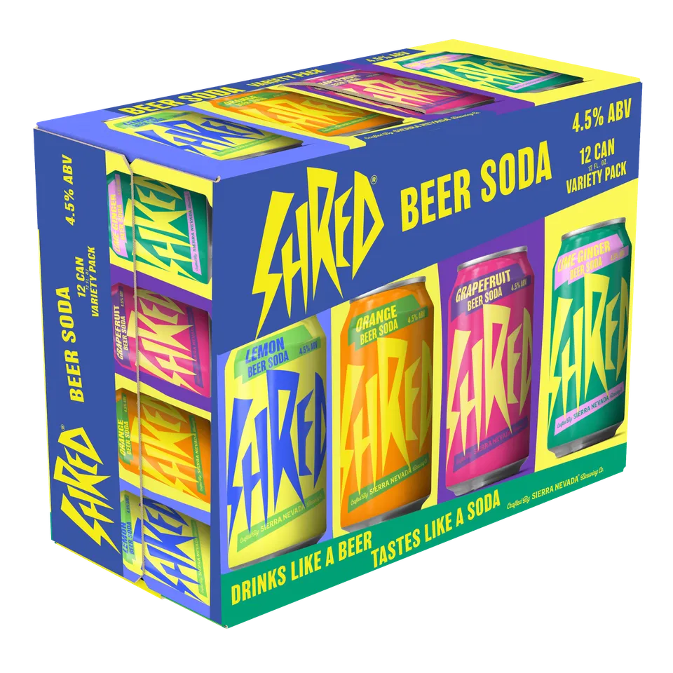 Sierra Nevada Shred Beer Soda sitrus variety pack