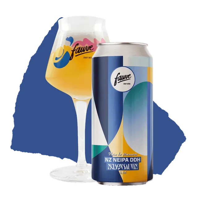 Fauve Plein de Murmures NEIPA øl boks 44cl 6,5% Nelson Sauvin