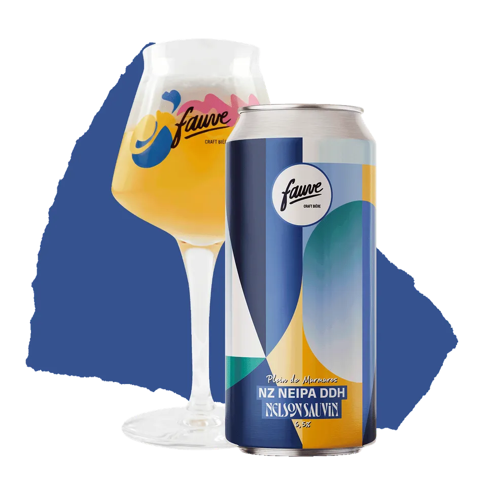 Fauve Plein de Murmures NEIPA øl boks 44cl 6,5% Nelson Sauvin