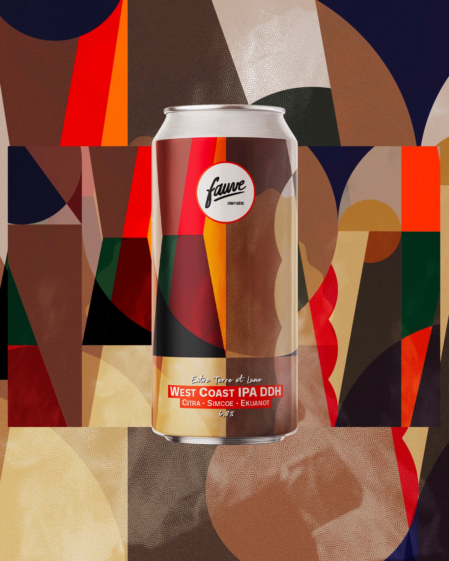 Fauve Entre Terre et Lune West Coast IPA øl boks 44cl DDH