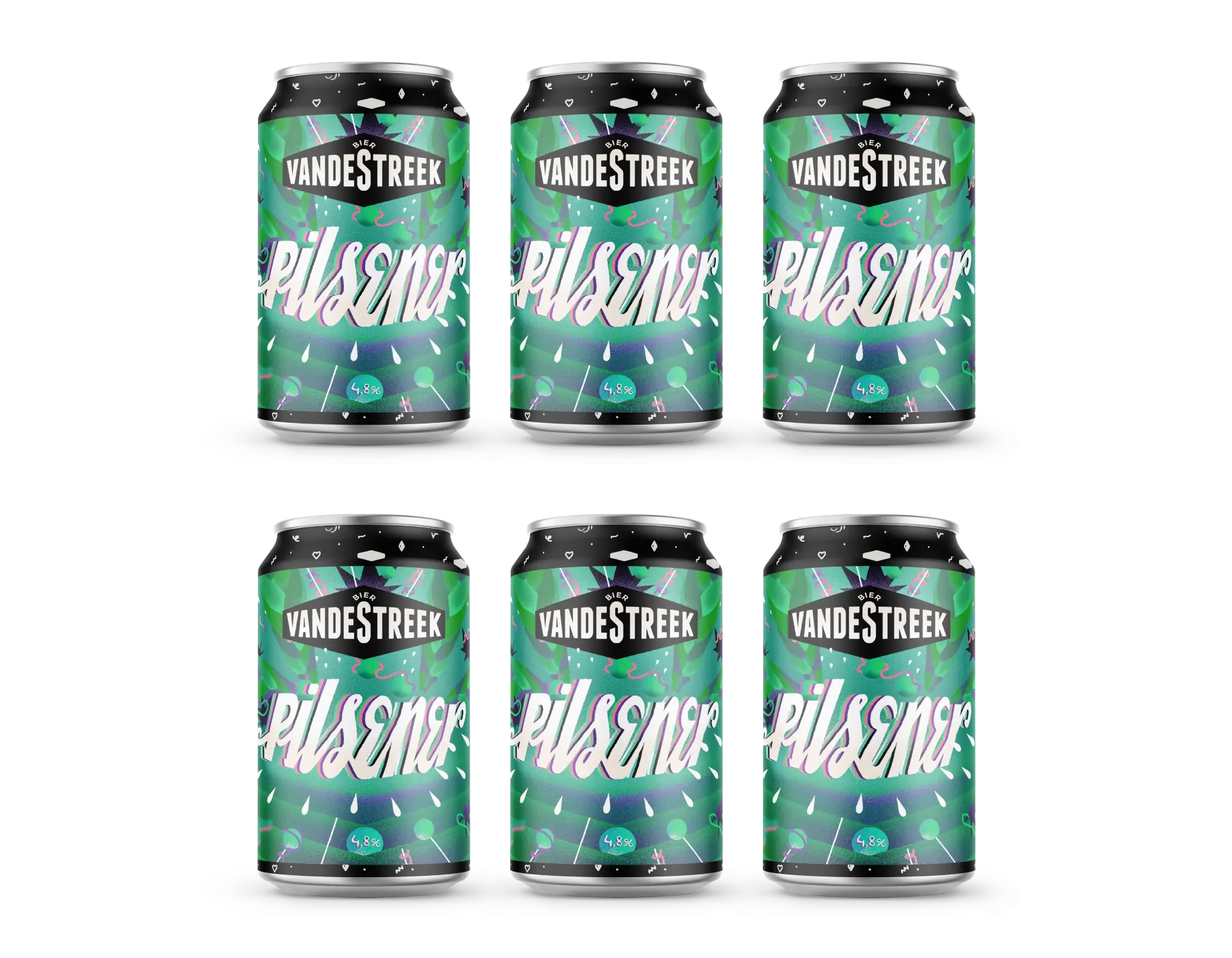 Vanderstreek Pilsener øl boks 33 cl glutenfri