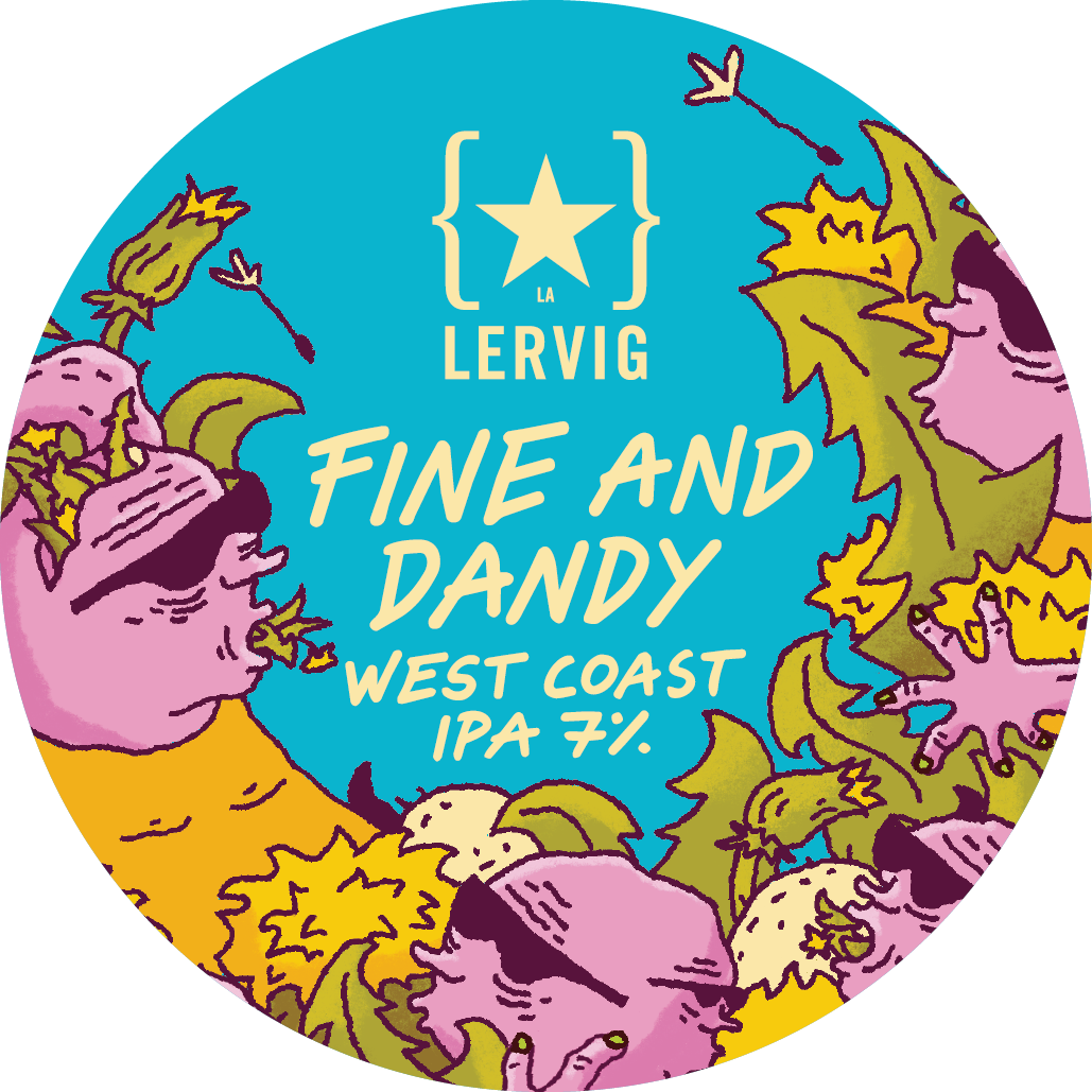 Lervig Fine And Dandy øl boks 33cl humlefrisk