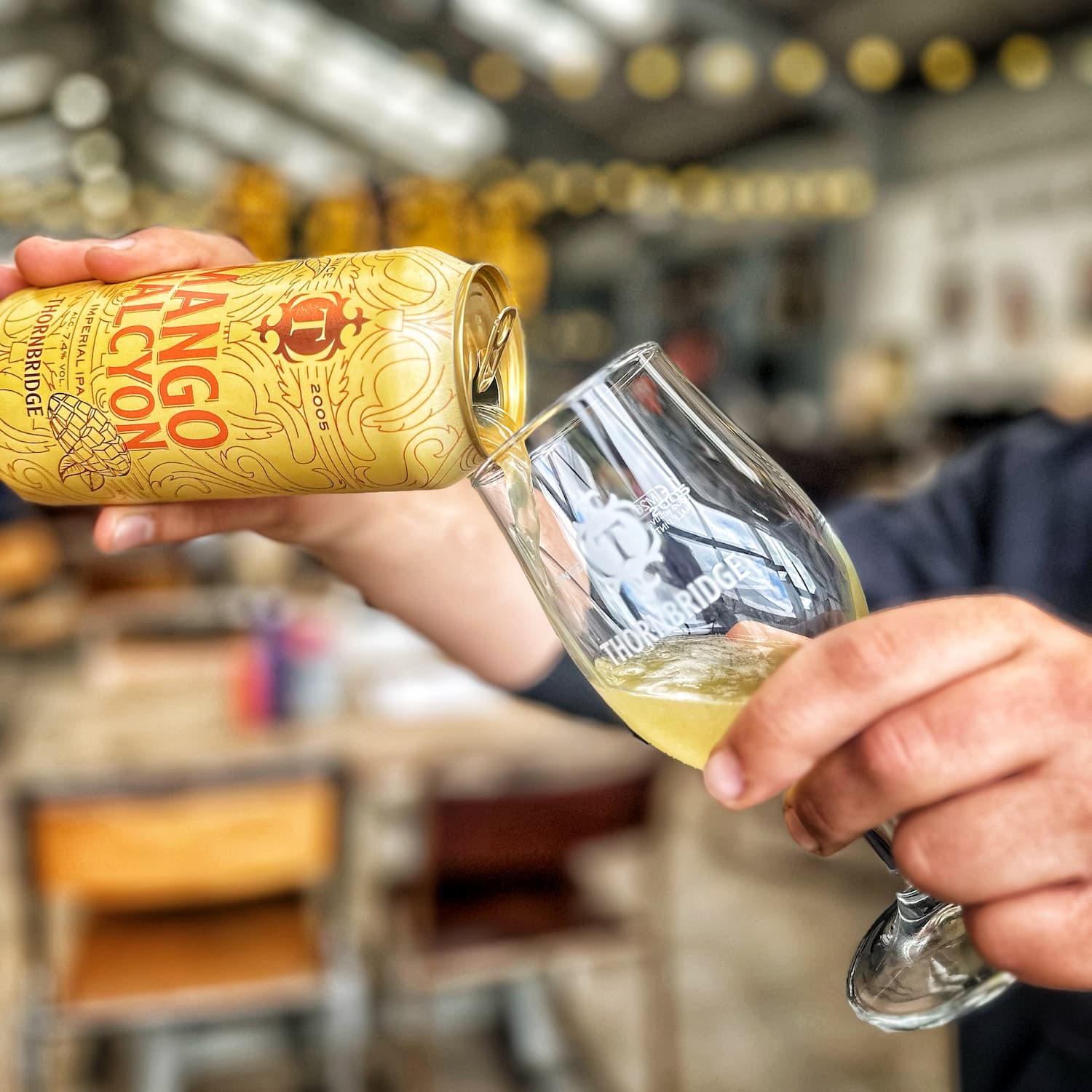 Thornbridge Halcyon Mango imperial IPA boks 7,4% fruktig