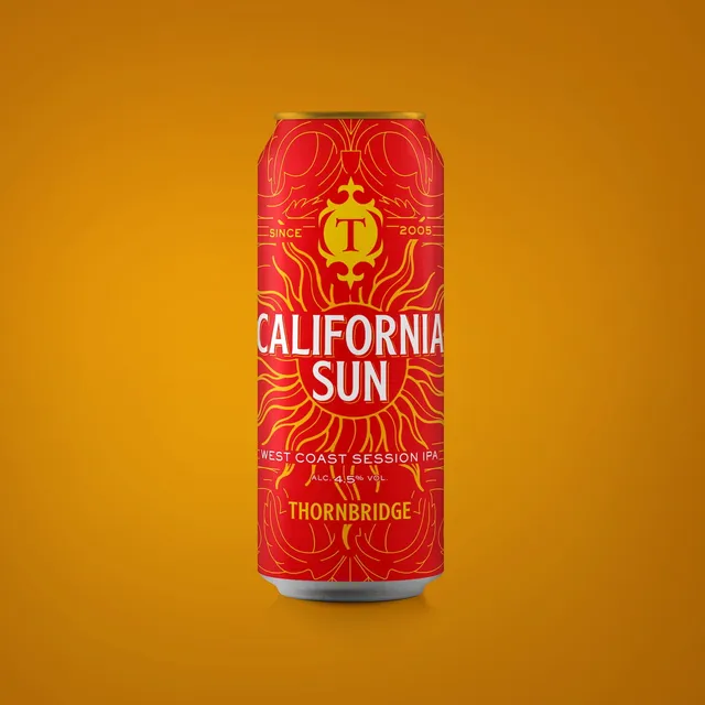 Thornbridge California Sun Session IPA øl 440 ml boks 4,5% furu