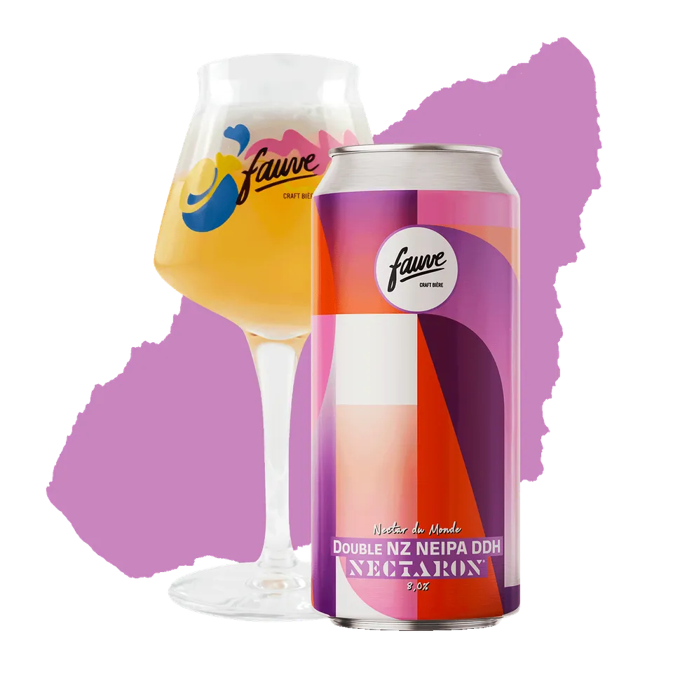 Fauve Nectar du Monde Double NEIPA øl boks 44cL Nectaron