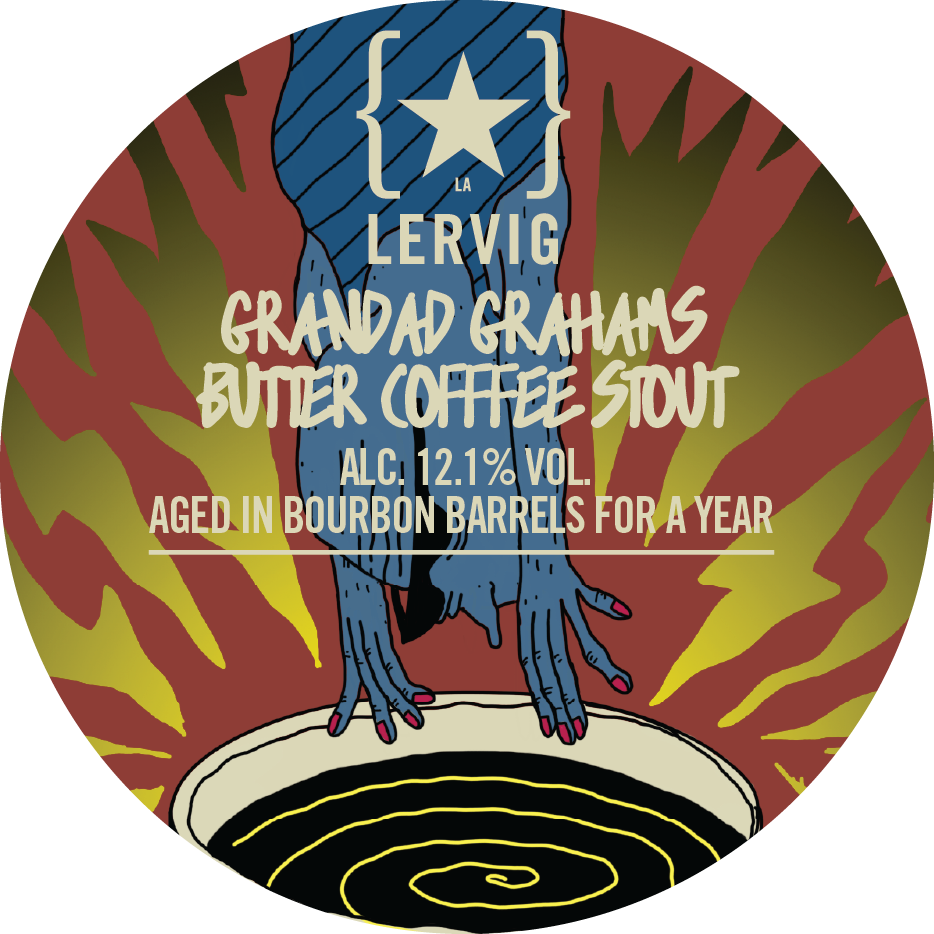 Lervig Granddad Graham's Butter Coffee Stout øl