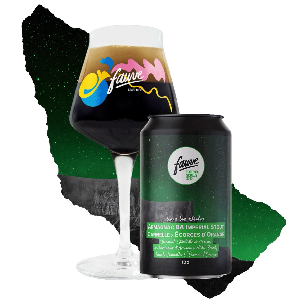 Fauve Sous les Étoiles imperial stout boks 33cL 12 %