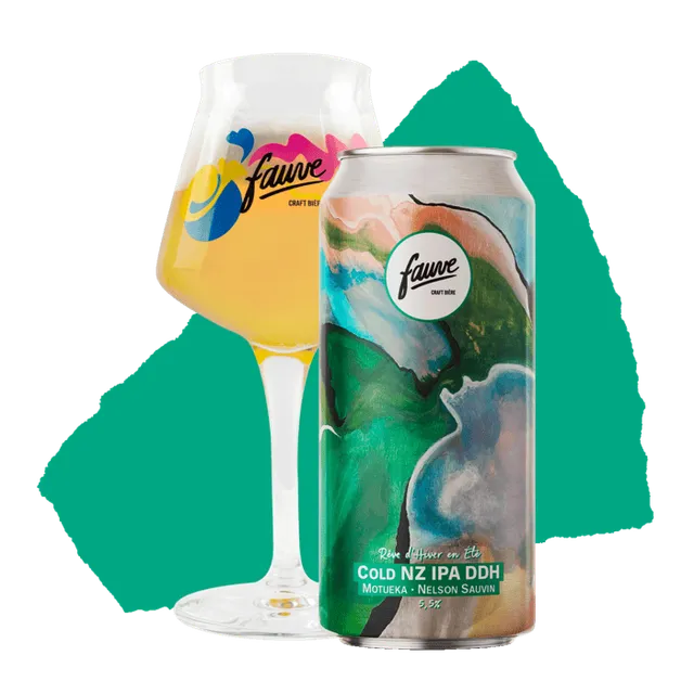 Fauve Rêve d'Hiver en Été Cold NZ IPA øl boks 44cL