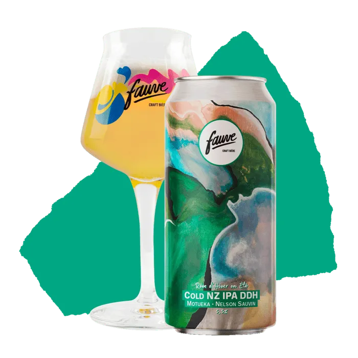 Fauve Rêve d'Hiver en Été Cold NZ IPA øl boks 44cL