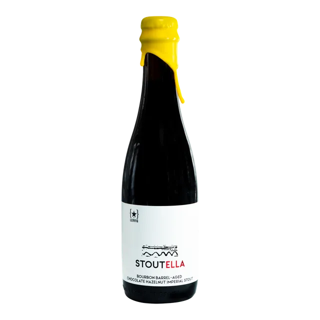 Lervig Stoutella stout øl boks 33 cl hasselnøtt