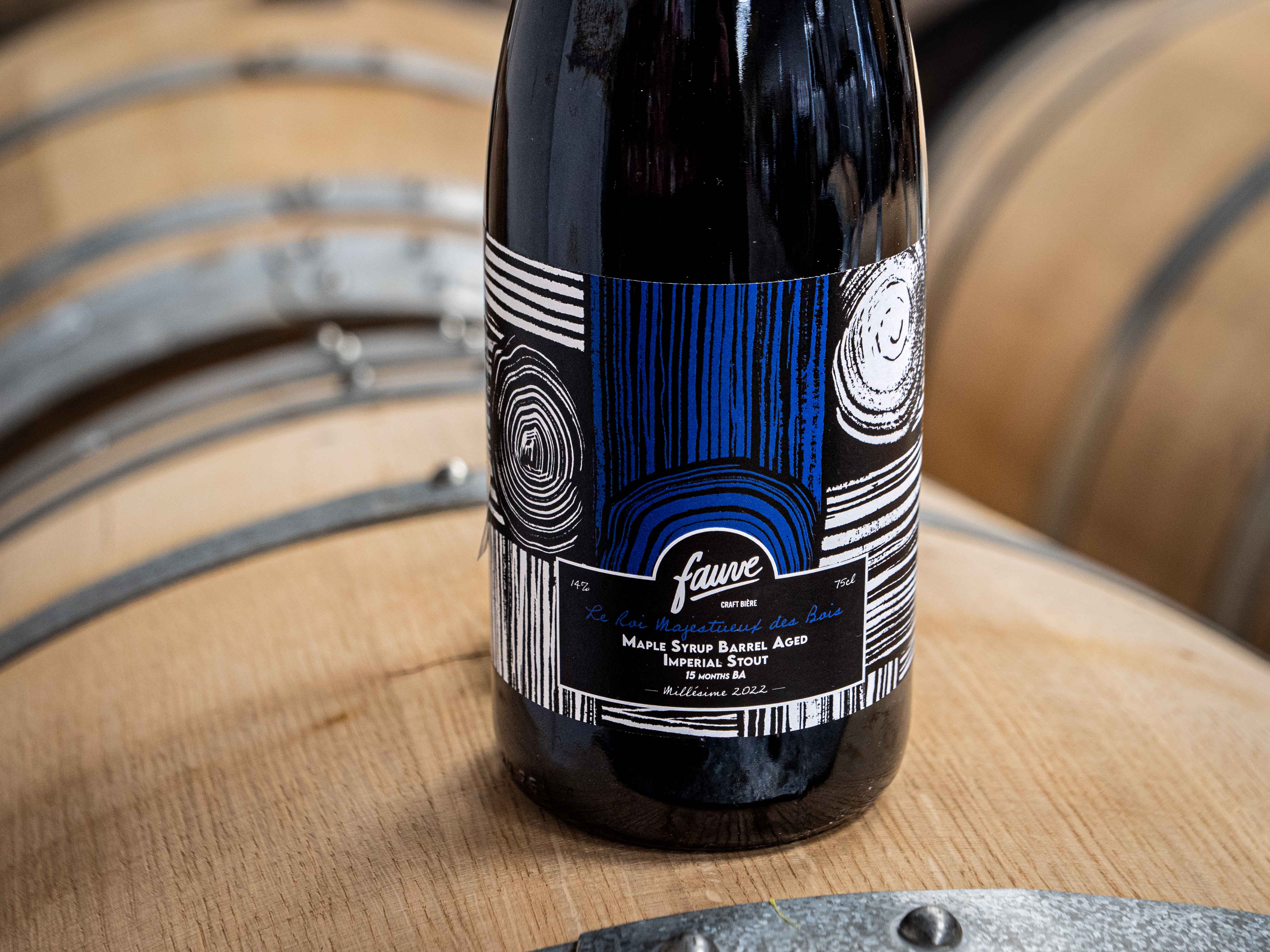 Fauve Le Roi Majestueux stout flaske 37,5cL 12,5 %