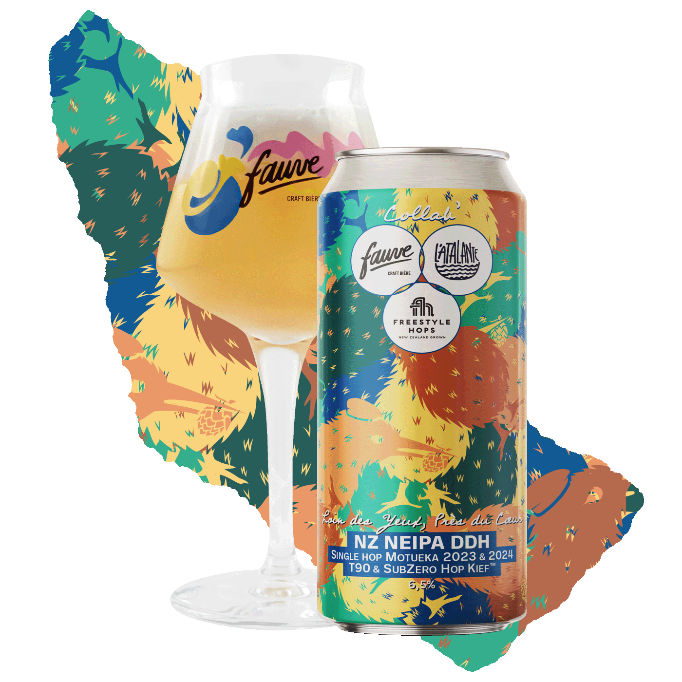 Fauve Loin des Yeux NZ NEIPA øl 44 cl boks motueka