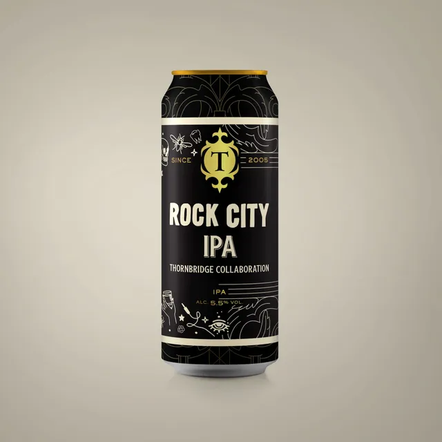 Thornbridge Rock City IPA øl 440ml boks sitrusfrisk