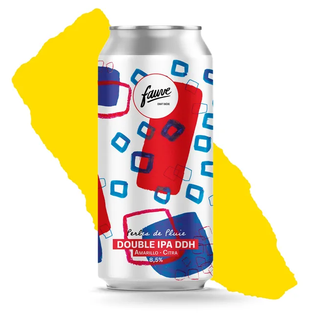 Fauve Perles de Pluie Double IPA øl boks 44cl 8,5%