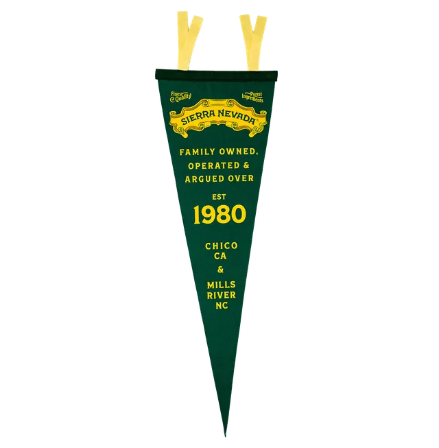 Sierra Nevada Oxford Pennant Banner vimpel ullfilt