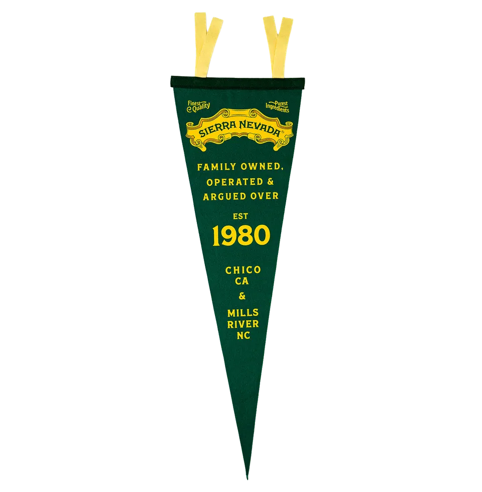 Sierra Nevada Oxford Pennant Banner vimpel ullfilt