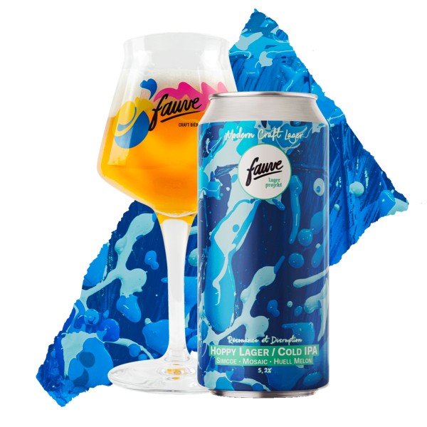 Fauve Résonance et Disruption lager boks 44cL melon