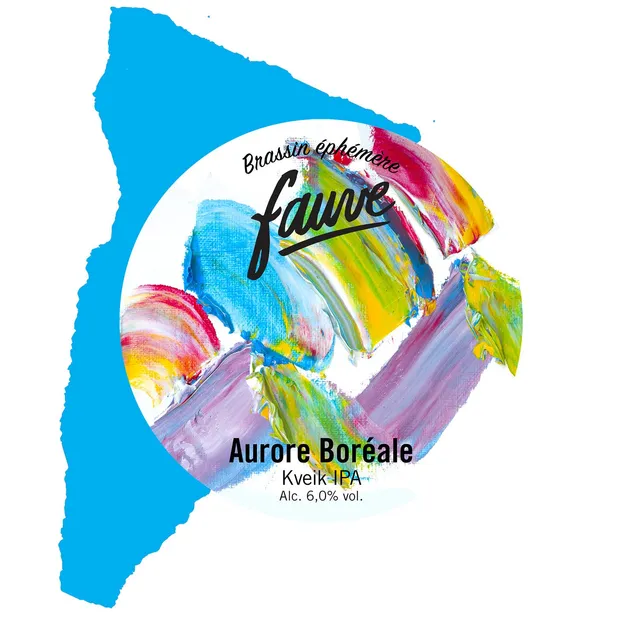Fauve Aurore Boréale kveik IPA øl 6 prosent juicy