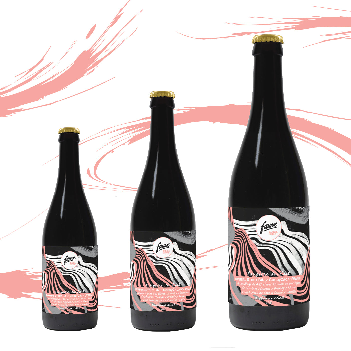Fauve Paupière du Ciel imperial stout øl 37,5 cl fatpreget