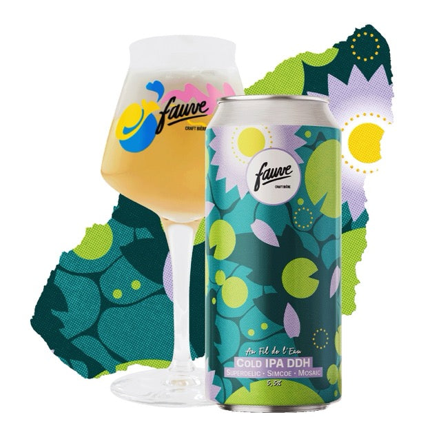 Fauve Au Fil de l'Eau Cold IPA øl boks 44 cl