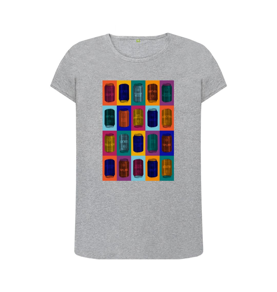 Thornbridge Pop Art t-skjorte dame lilla økologisk