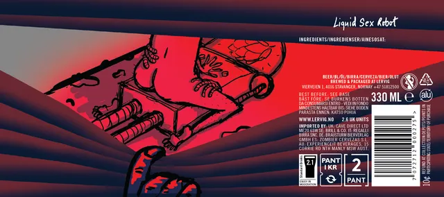 Lervig Liquid Sex Robot IPA boks 33 cl humle