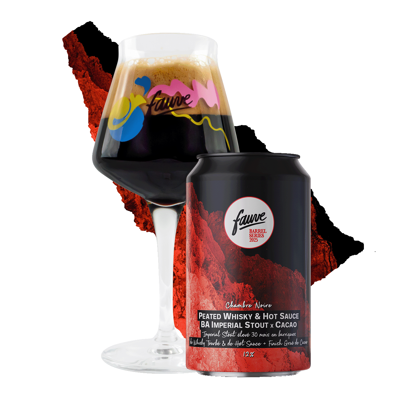 Fauve Chambre Noire stout 33cl whiskyfat