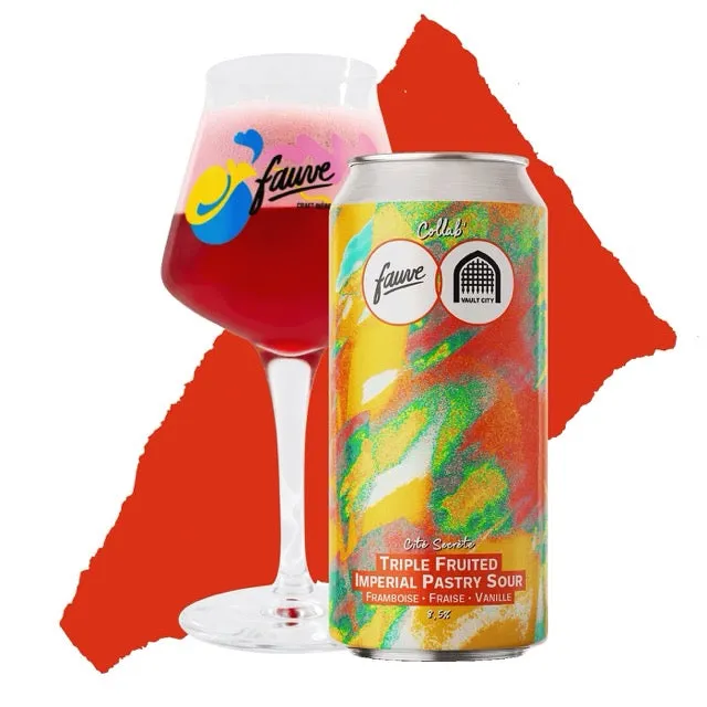 Fauve Cité Secrète sour 44cl bringebær