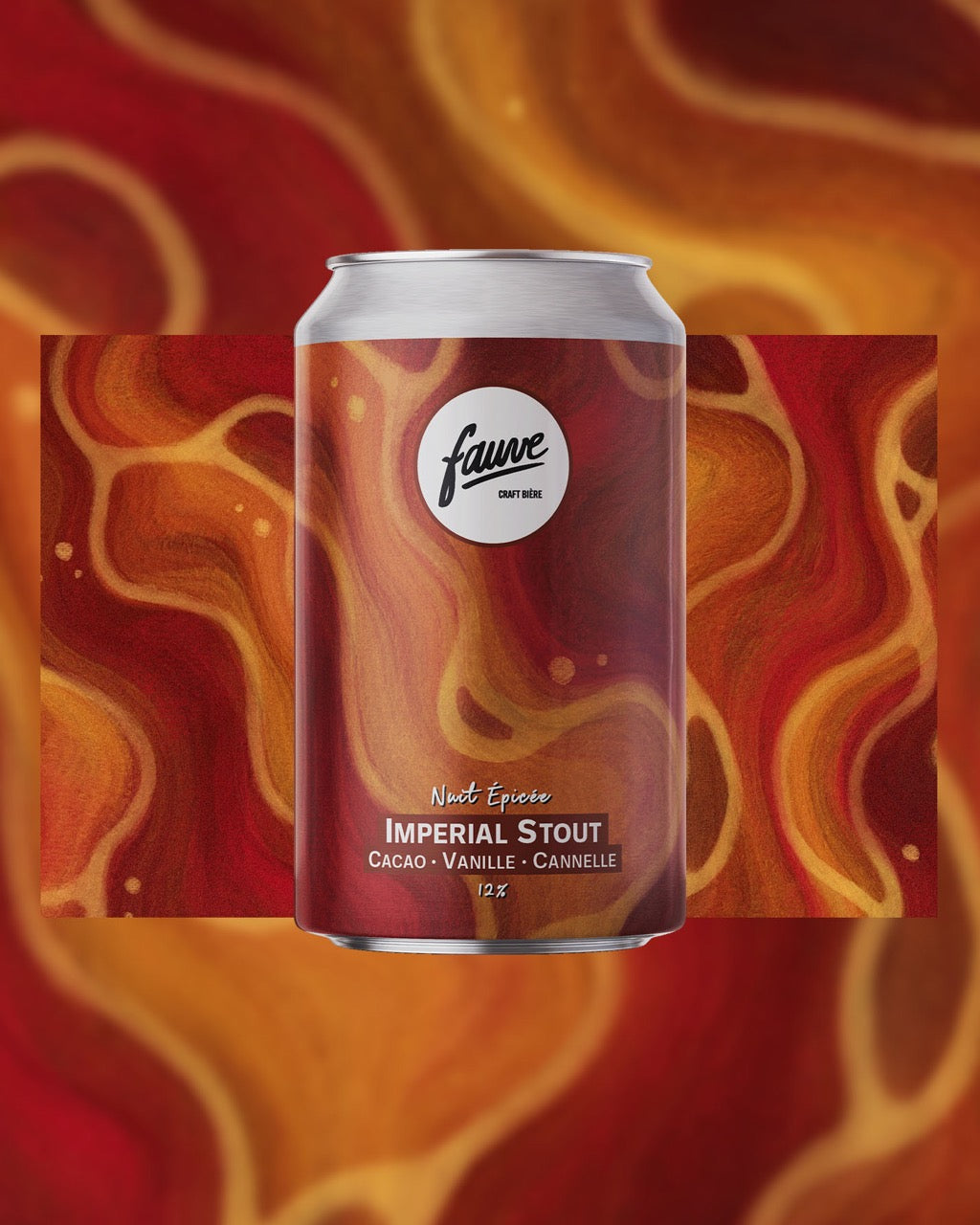 Fauve Nuit Épicée imperial stout øl 33 cl 12%