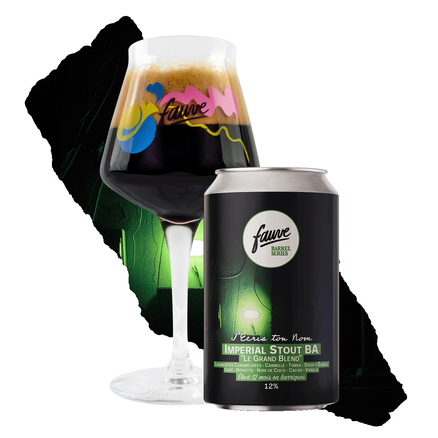 Fauve Jécris ton Nom Imperial Stout øl 33 cL 12 prosent