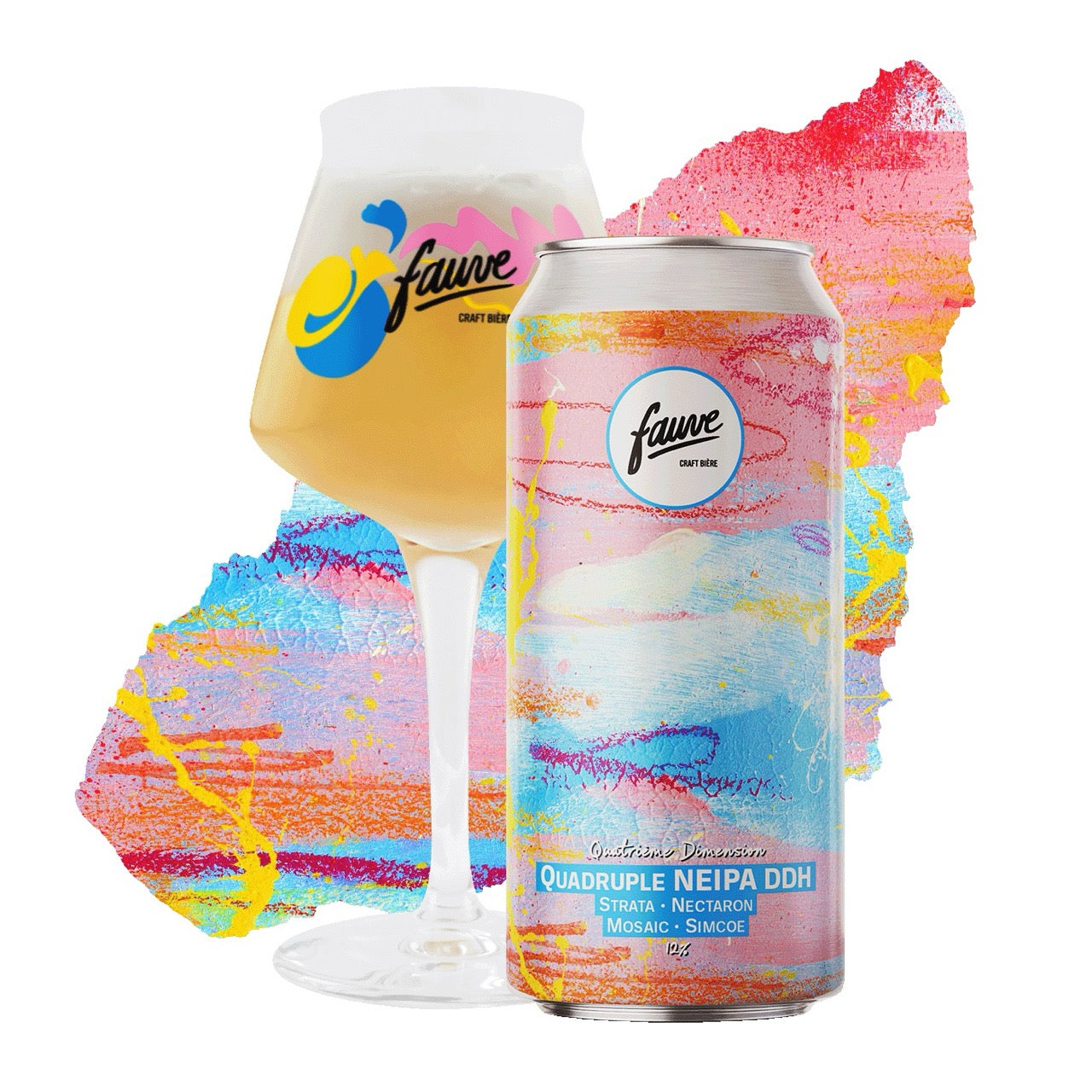 Fauve Quatrième Dimension Quadruple NEIPA 44 cl 12 %
