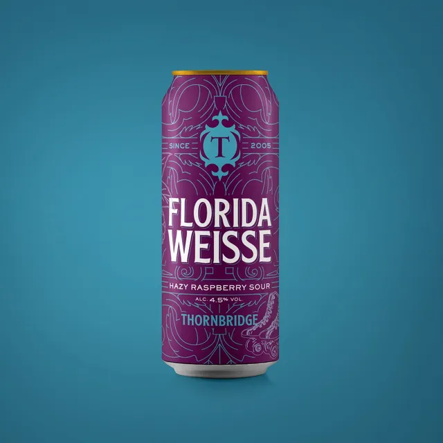 Thornbridge Florida Weisse bringebær sour 440 ml 4,5%