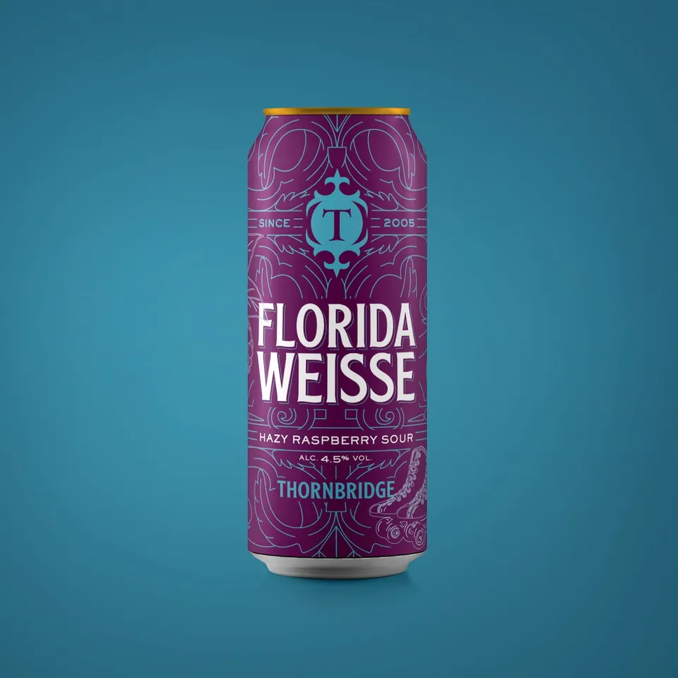 Thornbridge Florida Weisse bringebær sour 440 ml 4,5%