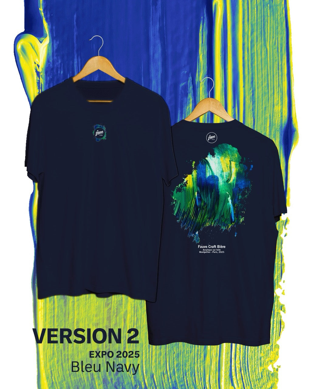 Fauve T-shirt Oversize Expo 2025 t-skjorte navy L