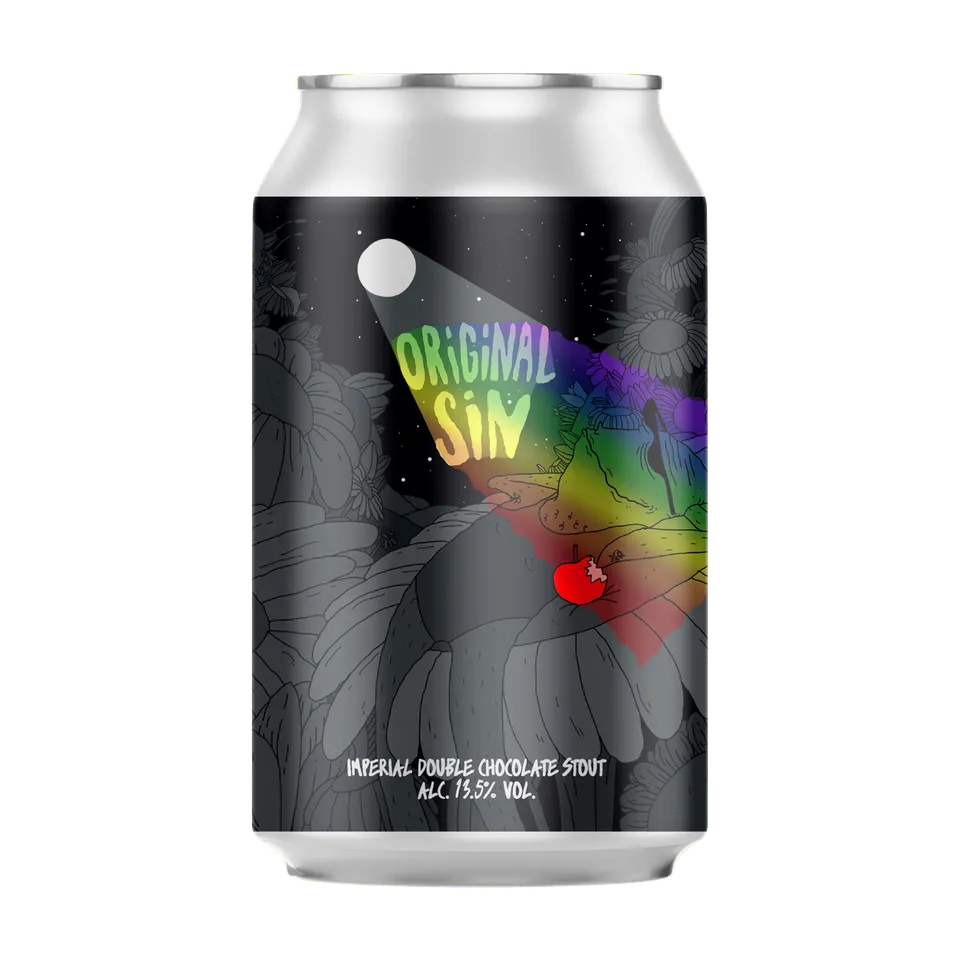 Lervig Original Sin barley wine øl boks 33 cl bourbonfat