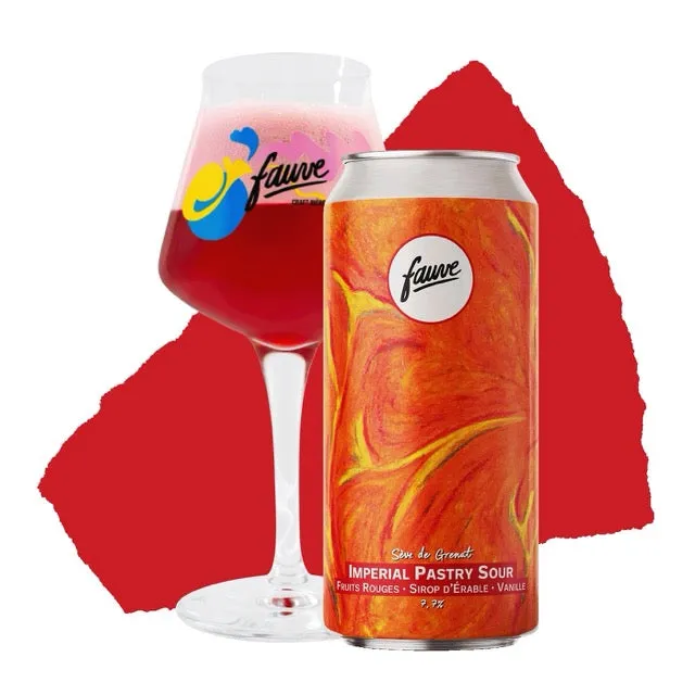 Fauve Sève de Grenat sour øl boks 44cL 7,7%