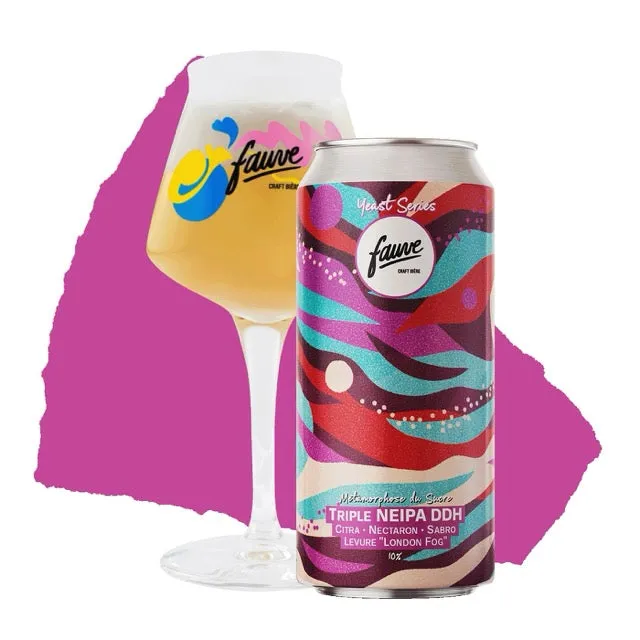 Fauve Métamorphose du Sucre triple NEIPA øl boks 44 cl mango