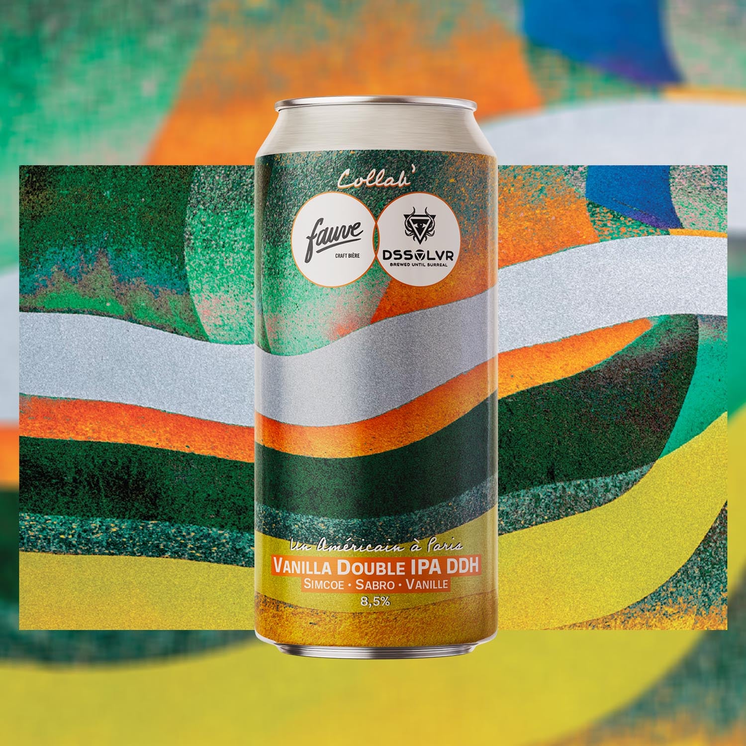 Fauve Un Américain à Paris double IPA boks 44cL vanilje