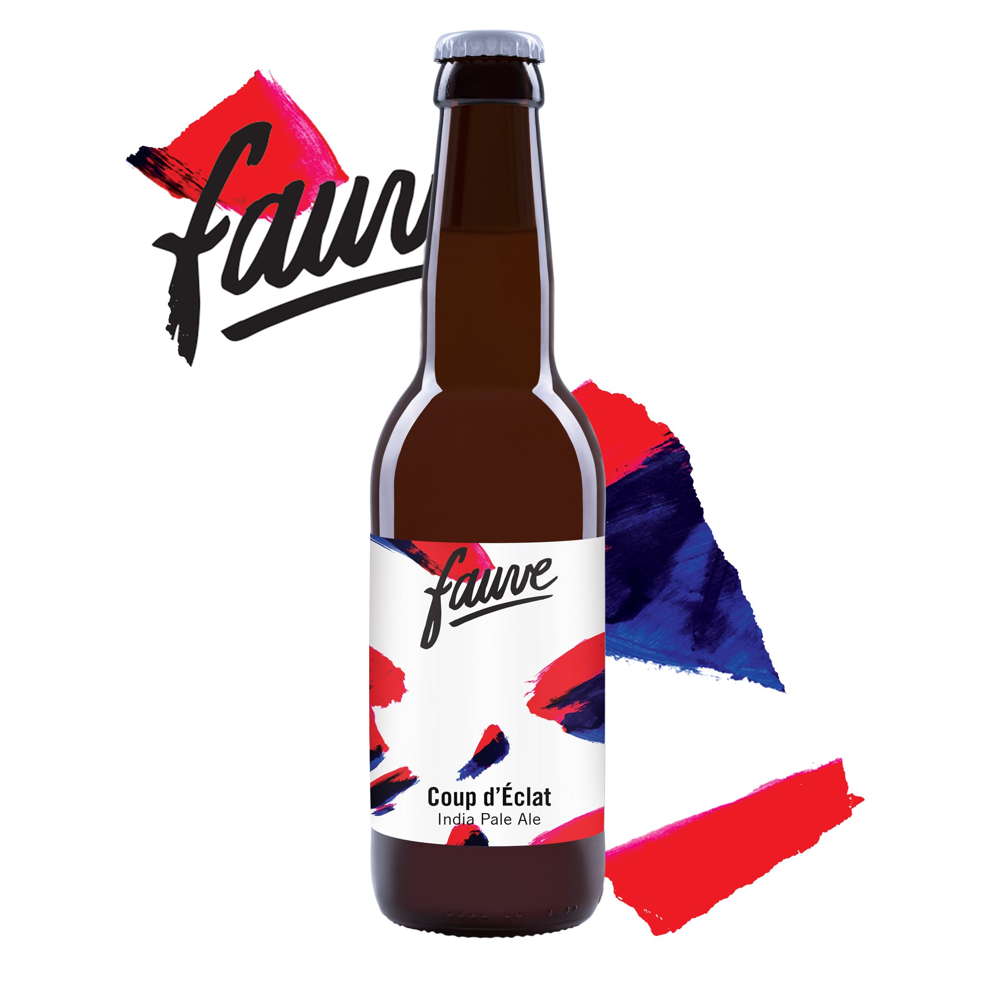 Fauve Coup d'Éclat IPA øl flaske 33cL 6,5% pinje