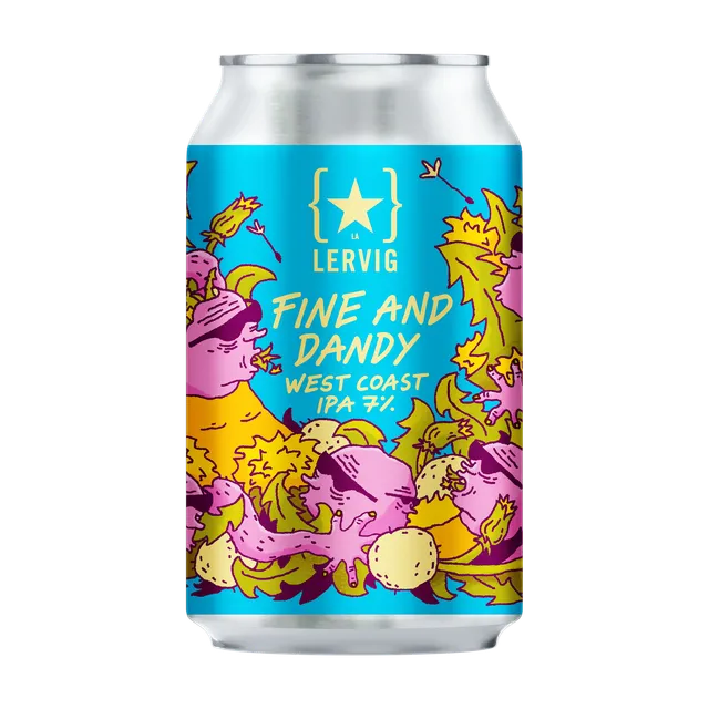 Lervig Fine And Dandy øl boks 33cl humlefrisk