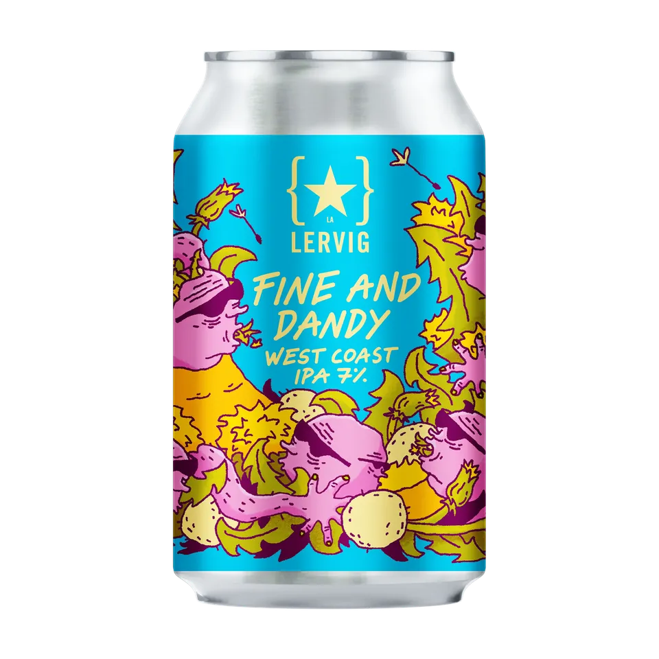 Lervig Fine And Dandy øl boks 33cl humlefrisk