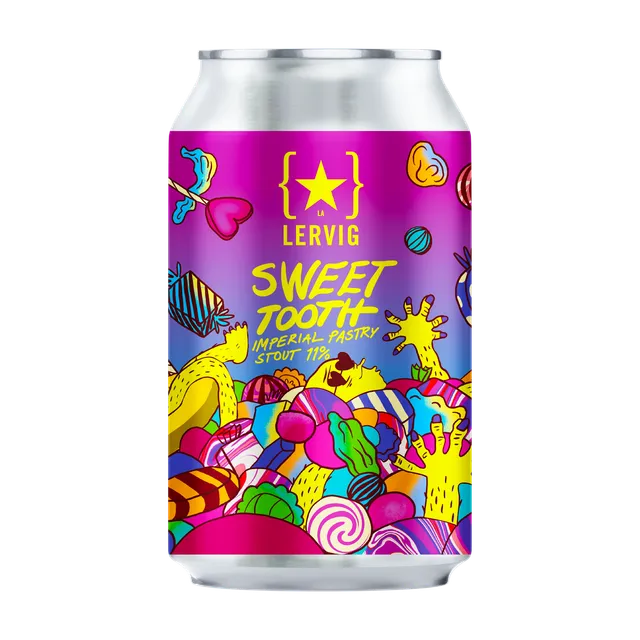 Lervig Sweet Tooth stout boks 33cl mørk søt