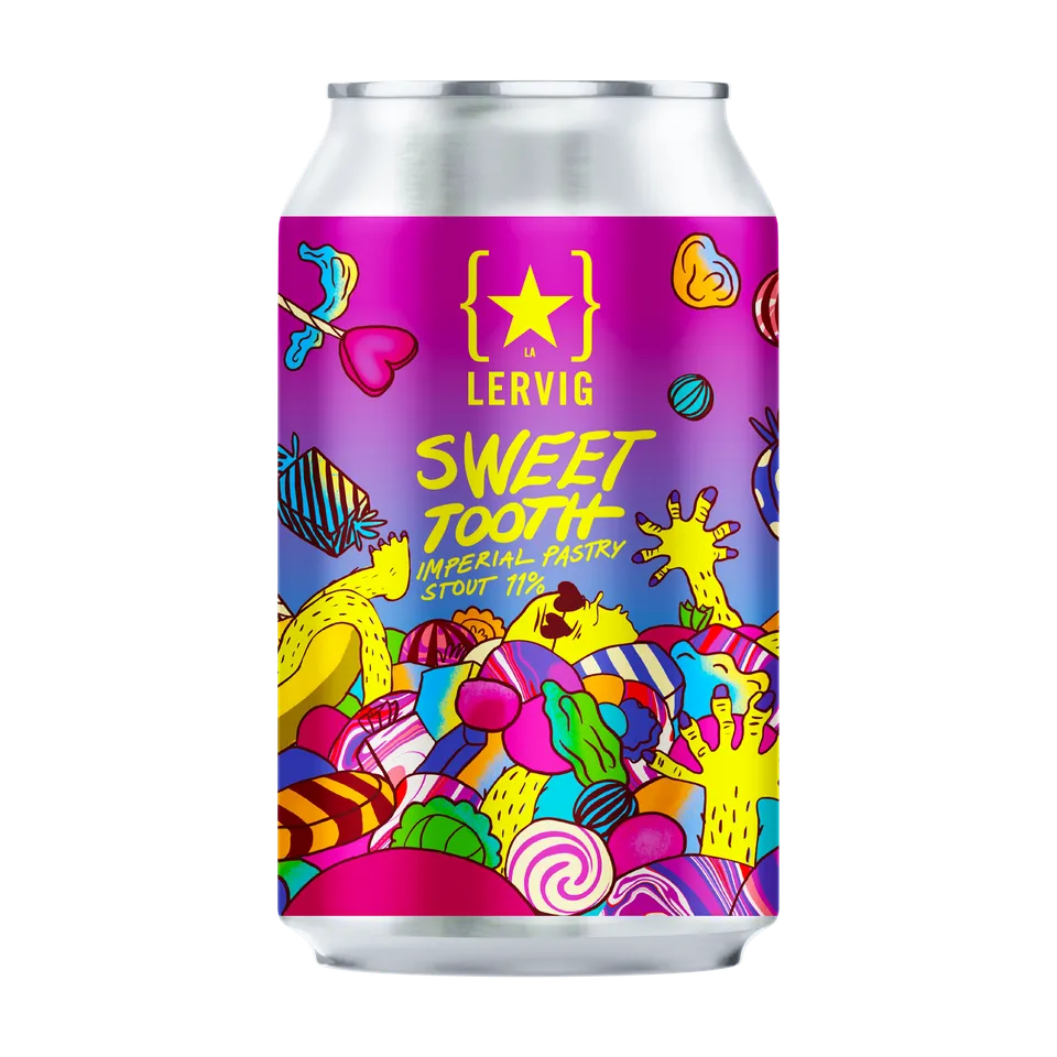 Lervig Sweet Tooth stout boks 33cl mørk søt