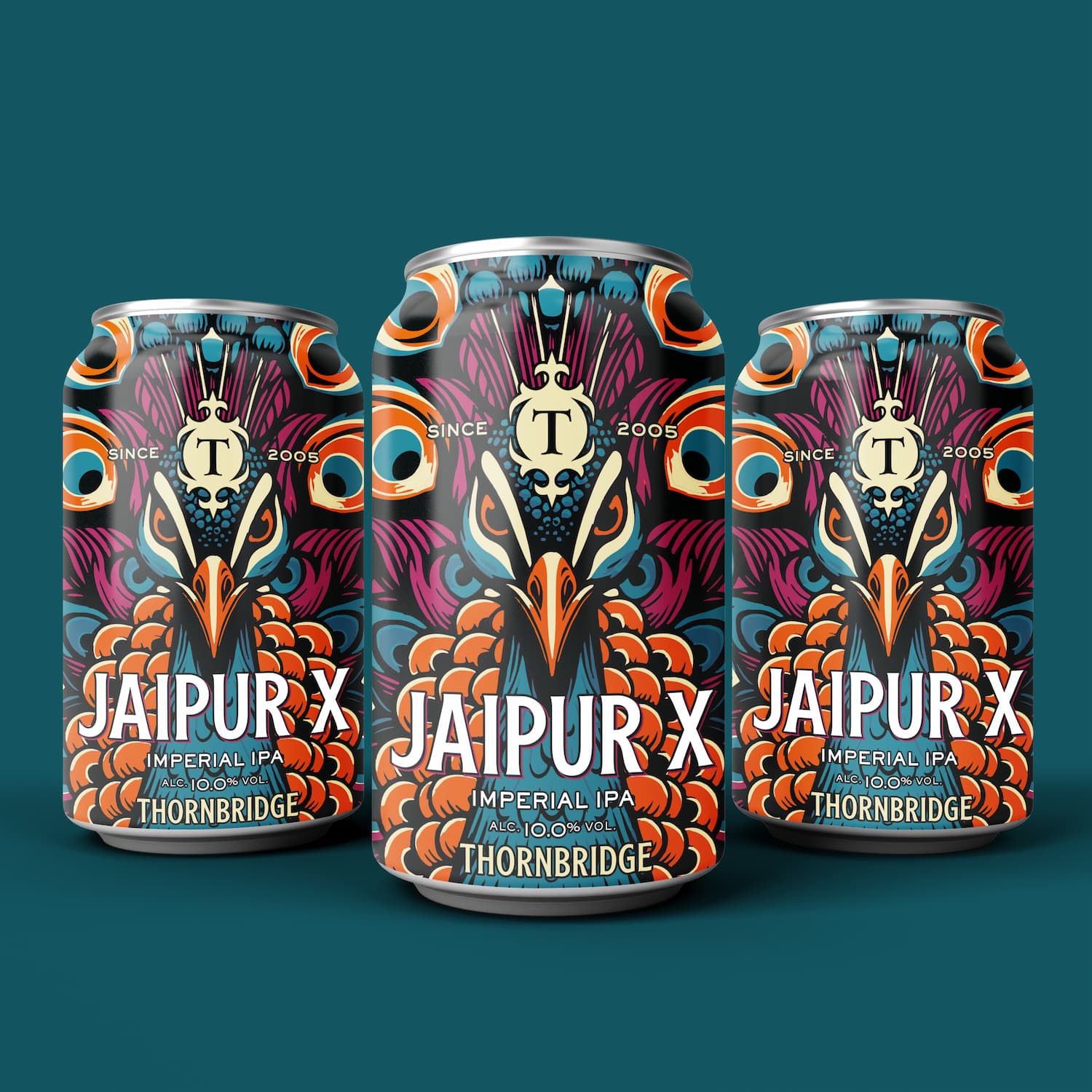 Thornbridge Jaipur X imperial IPA øl enkeltboks 10 prosent