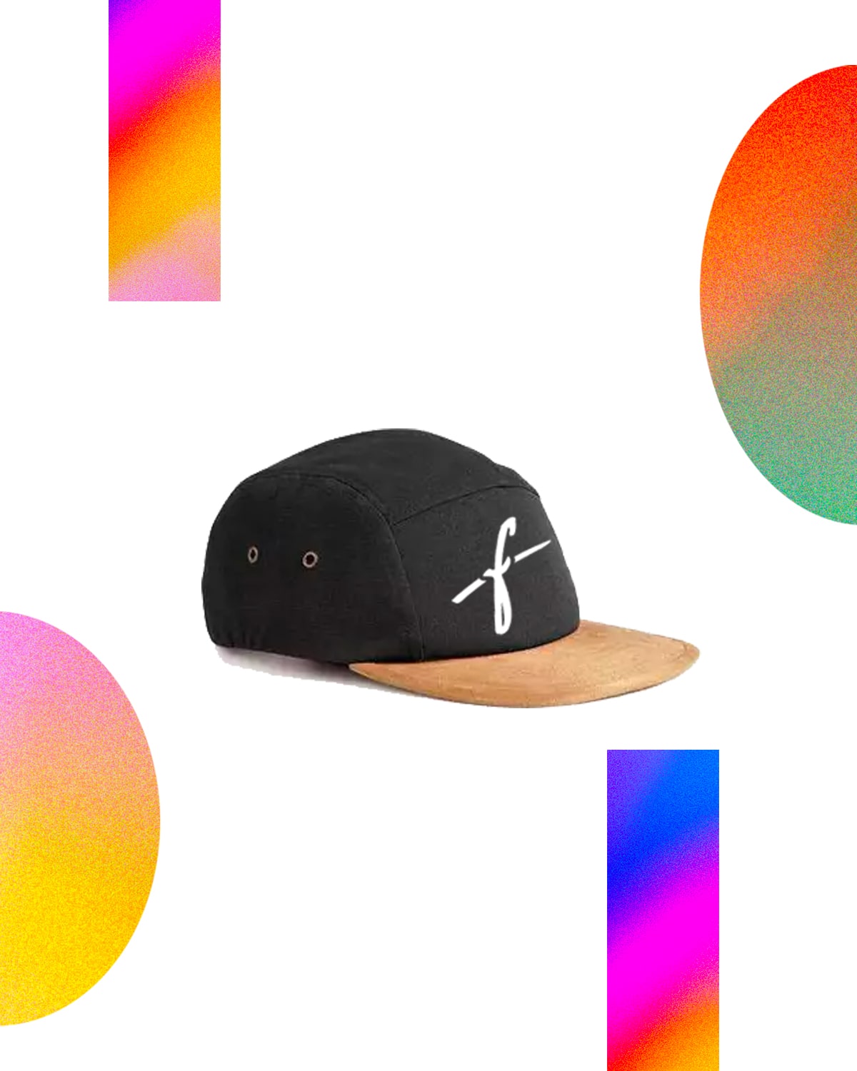 Fauve Fauvicon 5-panel caps svart