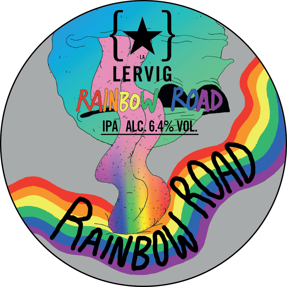Lervig Rainbow Road NEIPA øl boks 33cl tropisk